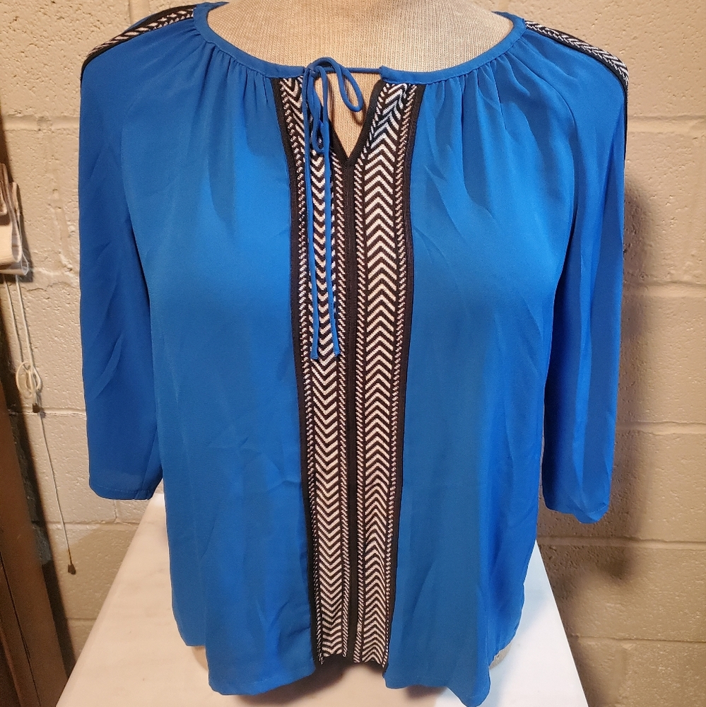 Beautiful royal blue blouse